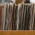 A box of vintage records